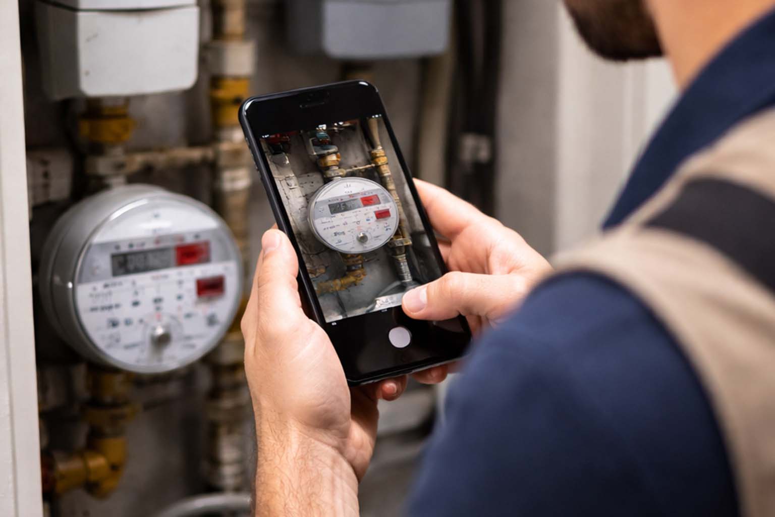 Fényképes közműóra-rögzítés